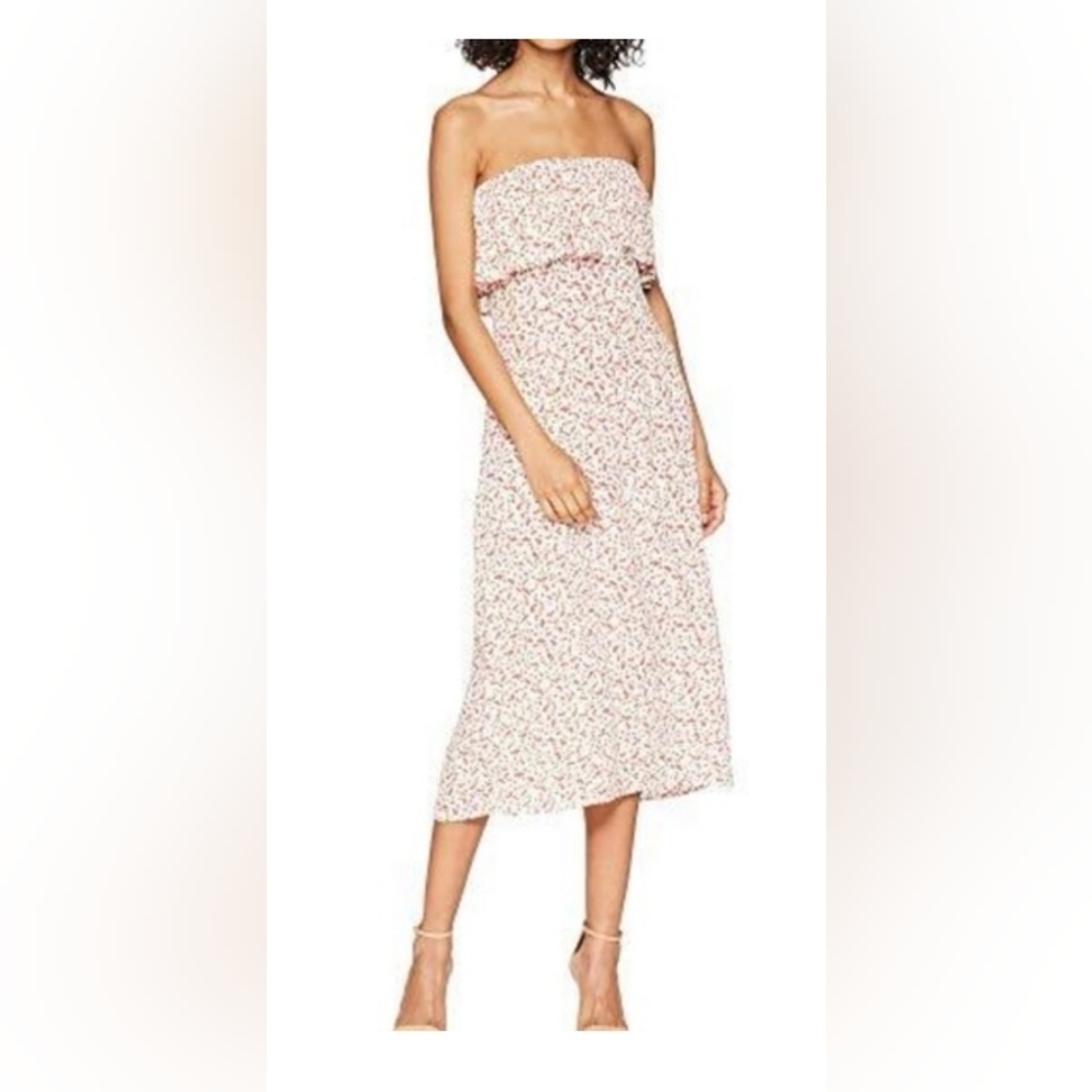 Flynn Skye Floral Strapless Dress